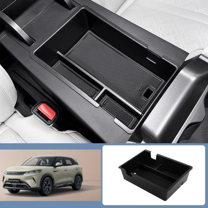 For BYD ATTO 2 Center Console Organizer Tray