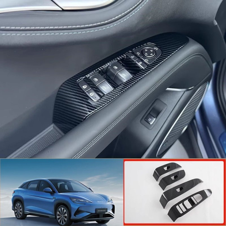 Glass Lifter Cover for BYD Sealion 7 (4Pcs）