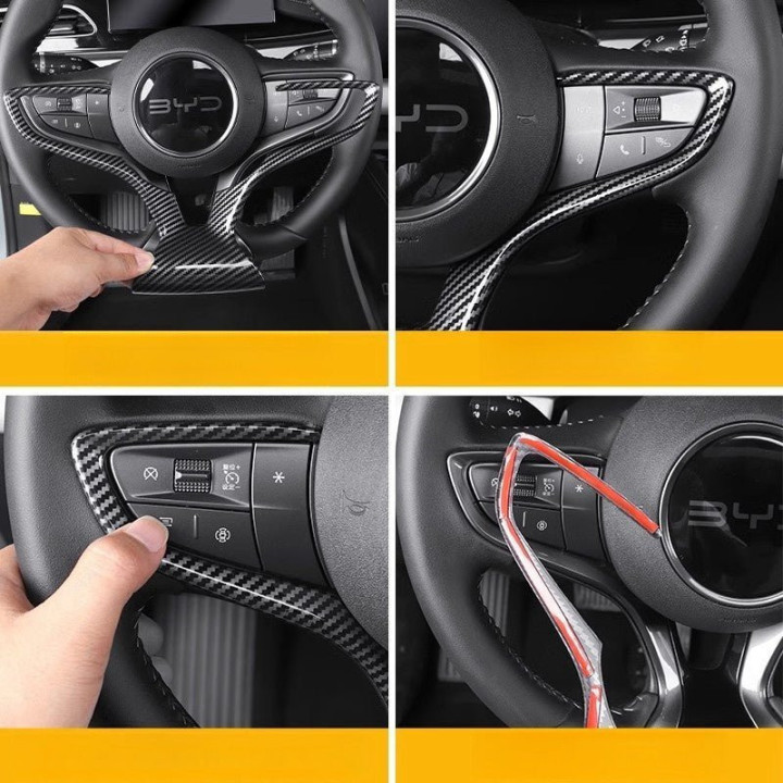 For BYD Seal Steering Wheel Cover Charm Frame