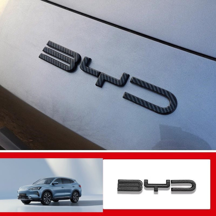 Black Emblem Sticker for BYD Seal U/Sealion 6/Song Plus