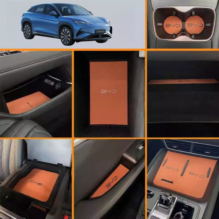 Door Storage Box & Water Cup Tank Mats for BYD Sealion 7