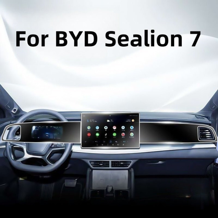 9H Glass Screen Protector for BYD Sealion 7 Dashboard & Navigation