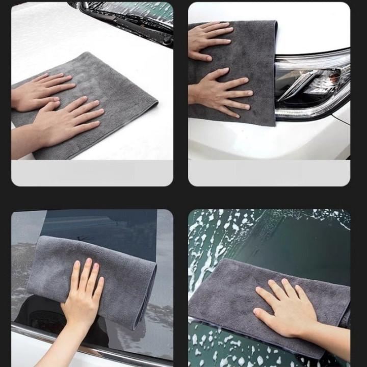 Plush Leather Car Wash Towel for Xpeng G6 G9 P7 P7+ X9