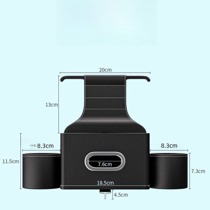 Car Rear Passenger Tissue Box & Phone Holder for XPENG G6/G9/P7/P7+/X9