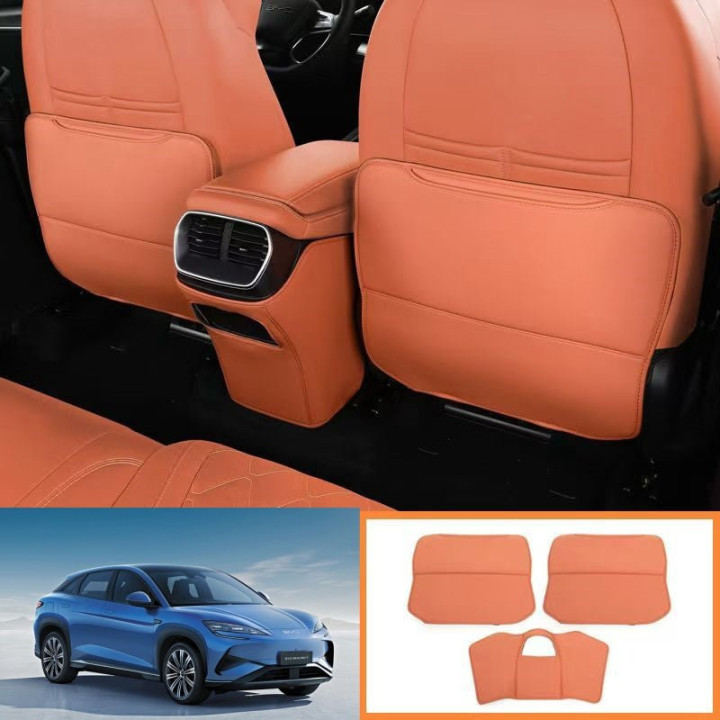 Leather Seat Back Anti-Kick Protector Mats for BYD Sealion 7