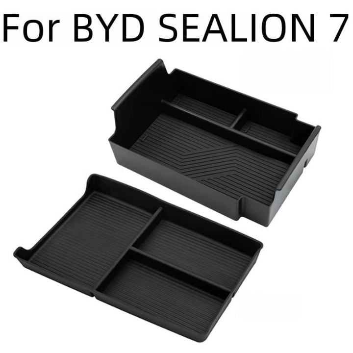 TPE Lower Center Console Storage Box for BYD Sealion 7