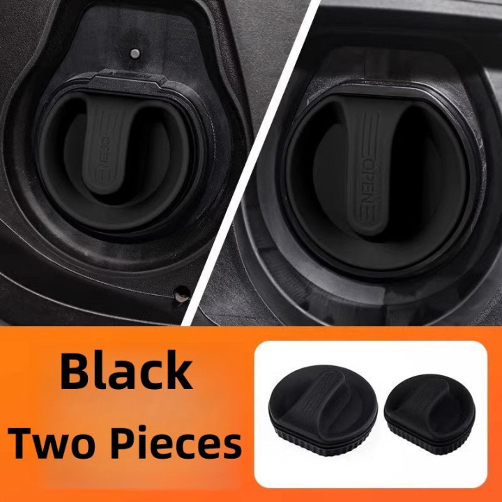 For ZEEKR 001/009/X Car Charging Port Rain Cover Dust Cover (Two Pieces)
