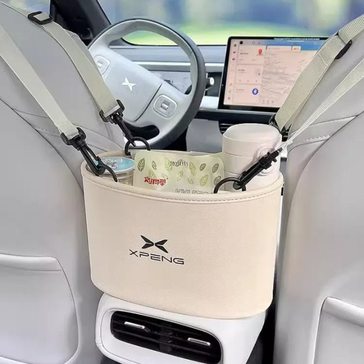 Car Rear Seat Hanging Storage Box for XPENG EV