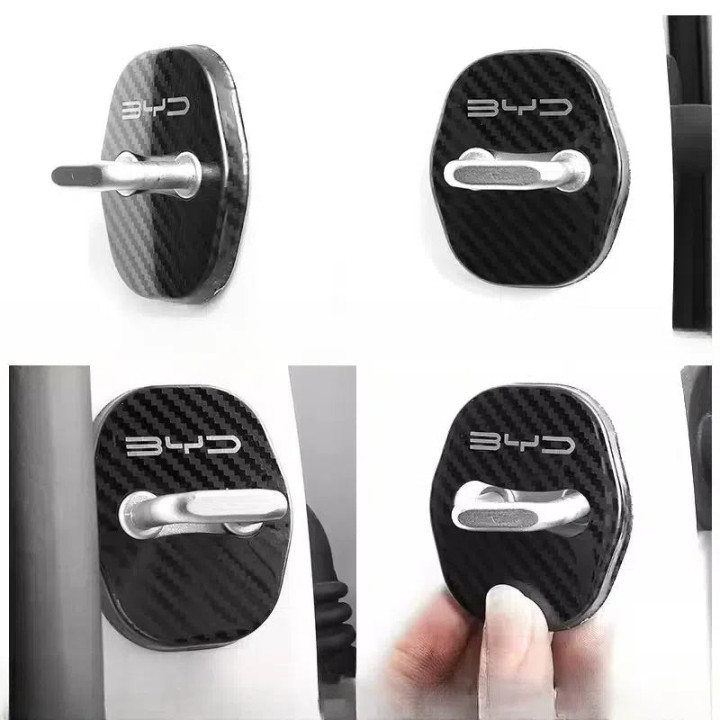Stainless Steel Door Lock Covers for BYD (4 Pcs)