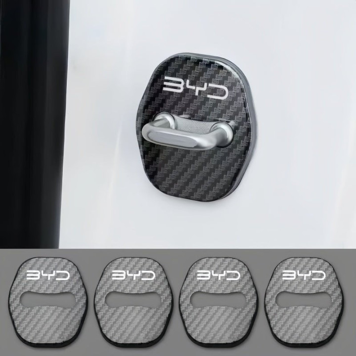 Stainless Steel Door Lock Covers for BYD (4 Pcs)