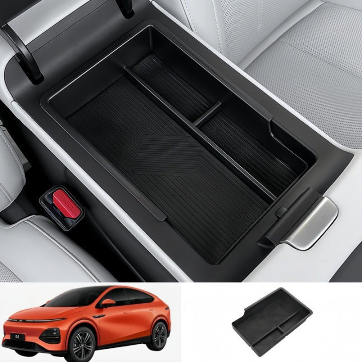 Center Console Armrest Storage Organizer Tray for XPeng G6 2023-2026