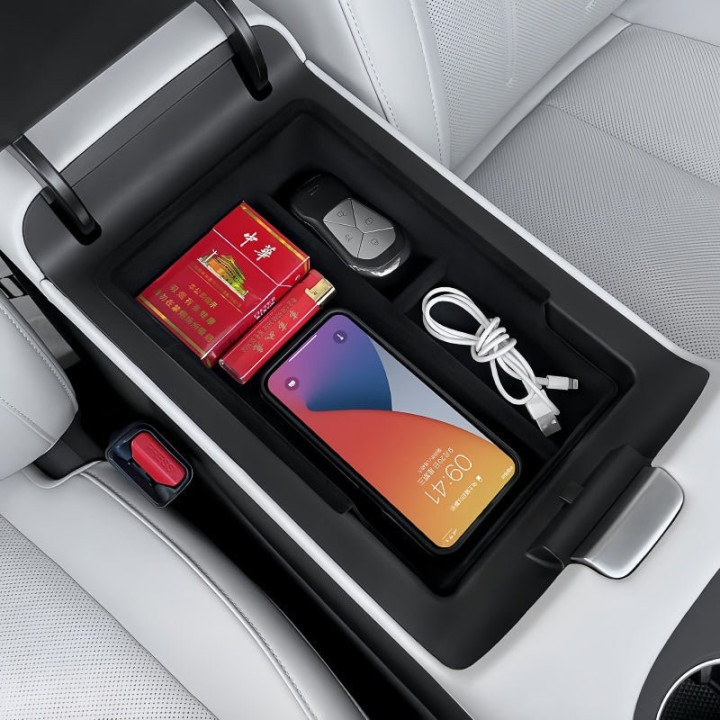 Center Console Armrest Storage Organizer Tray for XPeng G6 2023-2026