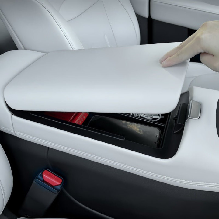 Center Console Armrest Storage Organizer Tray for XPeng G6 2023-2026
