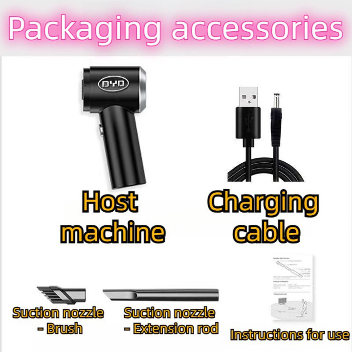 Car Wireless Vacuum Cleaner for BYD