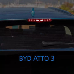 Rear Brake Light Warning Sticker for BYD ATTO 3/Dolphin/Seal