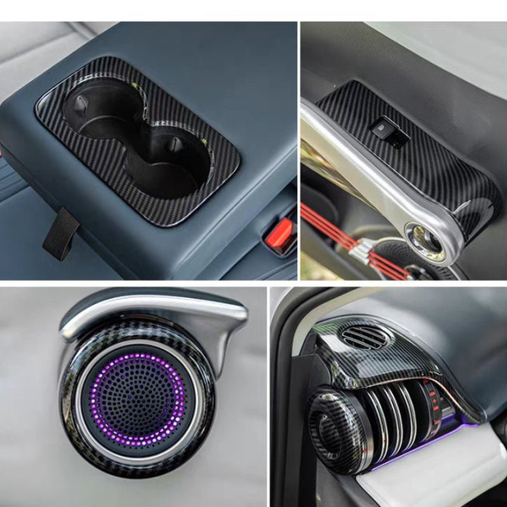 For BYD ATTO 3 Carbon Fiber Patterned Protective Cover