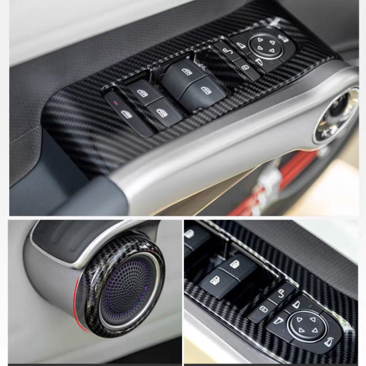 For BYD ATTO 3 Carbon Fiber Patterned Protective Cover