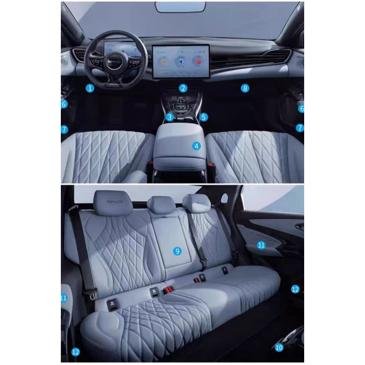 Silicone Wireless Charging Pad for 2024 BYD Seal