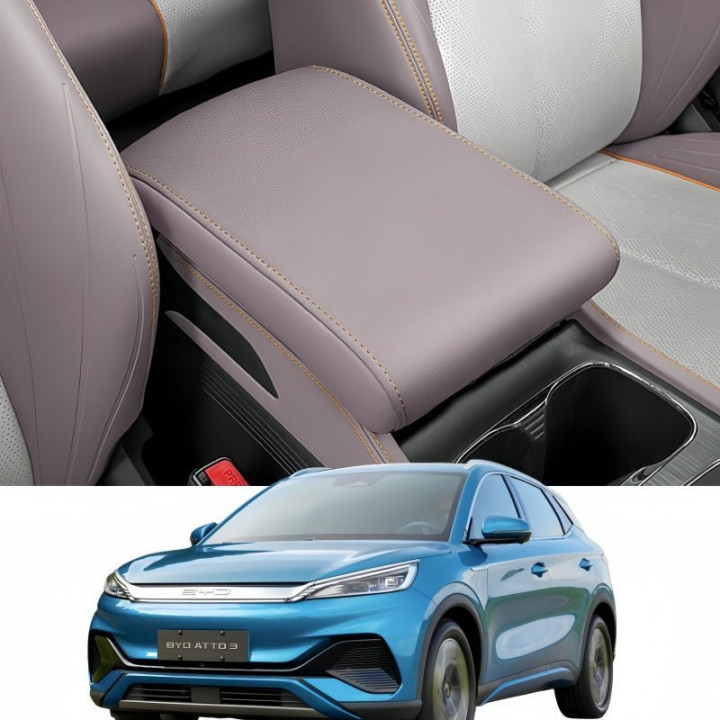 Leather Center Armrest Cover Protector for BYD ATTO 3