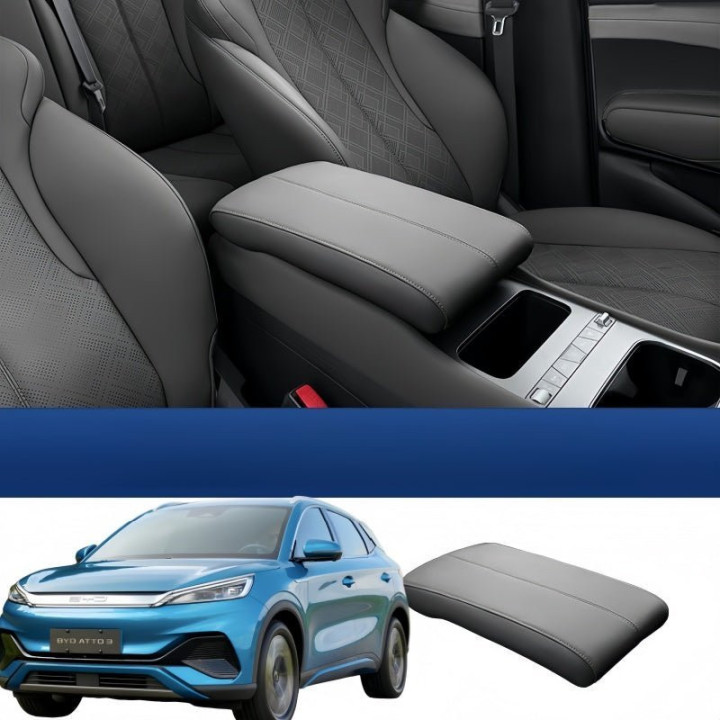 Leather Center Armrest Cover Protector for BYD ATTO 3