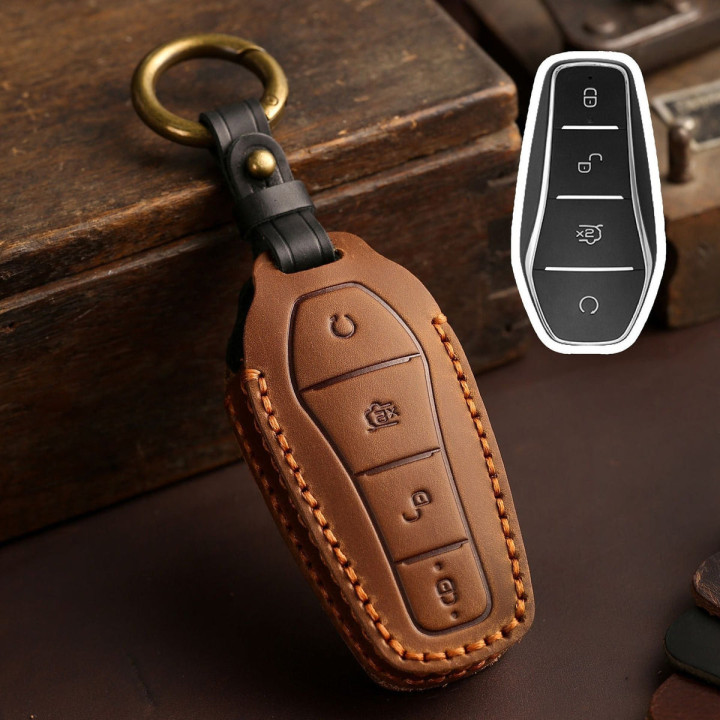 Key Premium Leather Case for BYD