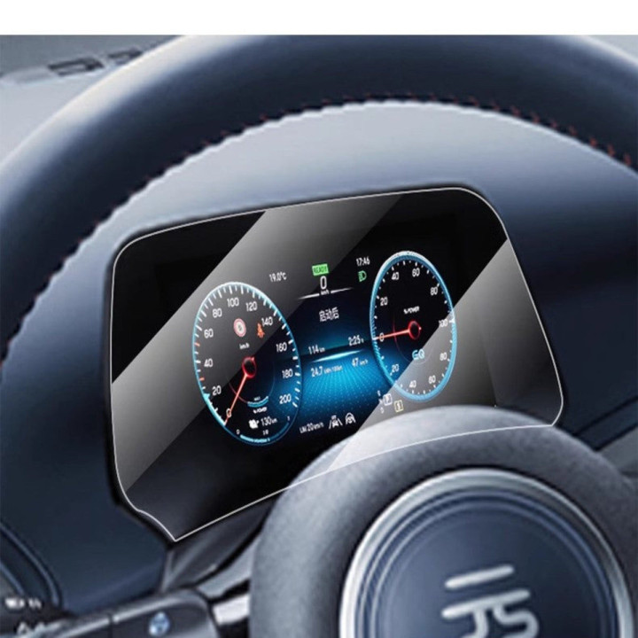 Navigation & Dashboard Screen Tempered Glass Film for BYD (4 Pcs)
