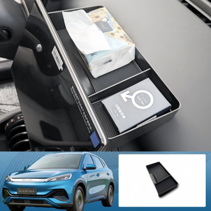 Dashboard & Center Screen Rear Storage Box for BYD ATTO 3