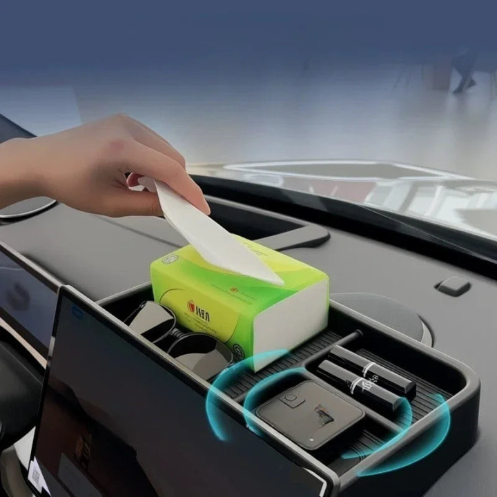 Center Console Screen Back Storage Box for Geely EX5 EM-i
