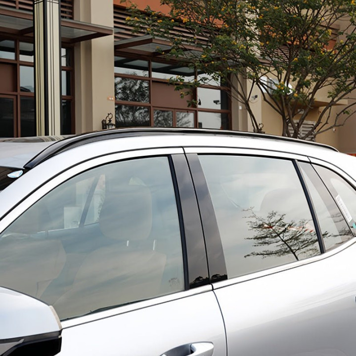 Glossy Black Roof Rail Trim for Geely Starray EM-i