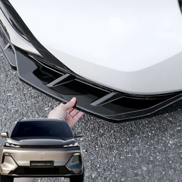 Sport Front Lower Bumper Spoiler for Geely Starray EM-i  | Front Bumper Splitter