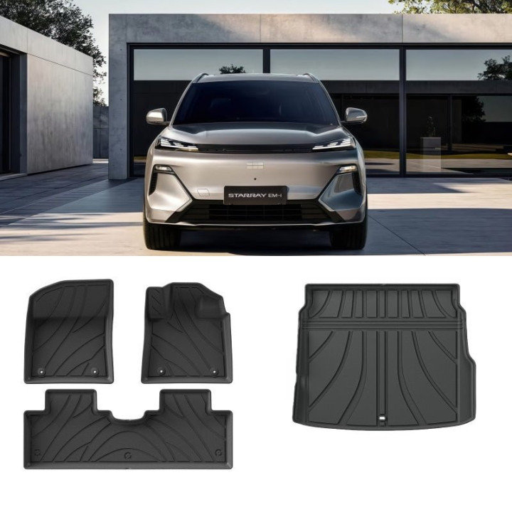 TPE Floor Mats & Trunk Mat for Geely Starray EM-i