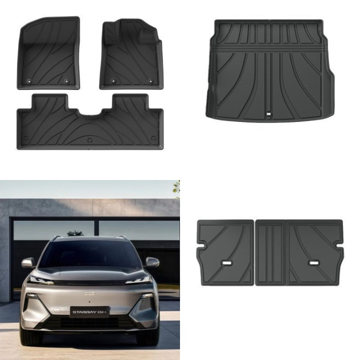 TPE Floor Mats & Trunk Mat for Geely Starray EM-i