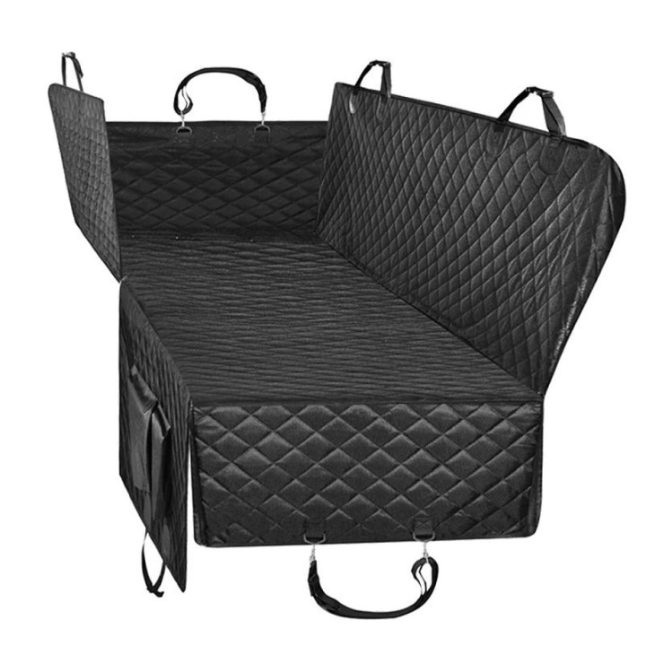 Hunde-Schutzmatte für Rückbank schwarz für MG – Bild 4