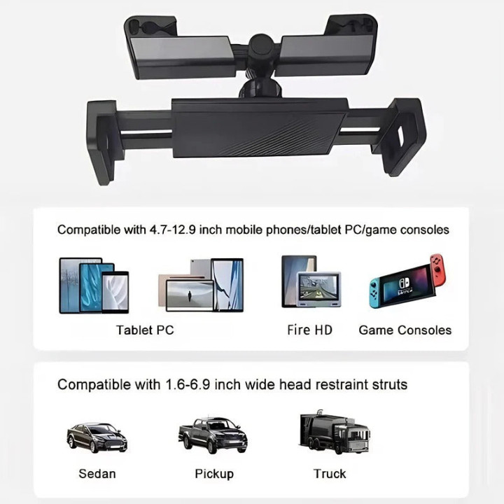 Tablet- und Handyhalter für Kopfstütze für MG – Bild 9