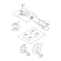 OEM-Bremsbelagsatz für MG ZS