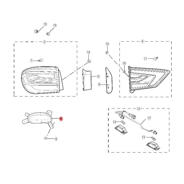 Nebelschlussleuchte OEM für MG ZS – Bild 3