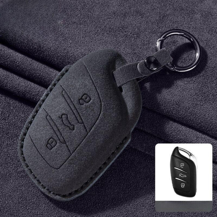 Schlüsseletui aus Wildleder für MG HS, MG ZS, MG3, MG4, MG5, MGS5, MGS6 – Bild 4