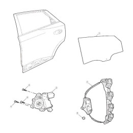 Fensterheber hinten OEM für MG4