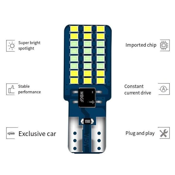 LED-Leselampen weiß für MG ZS und MG4 – Bild 5