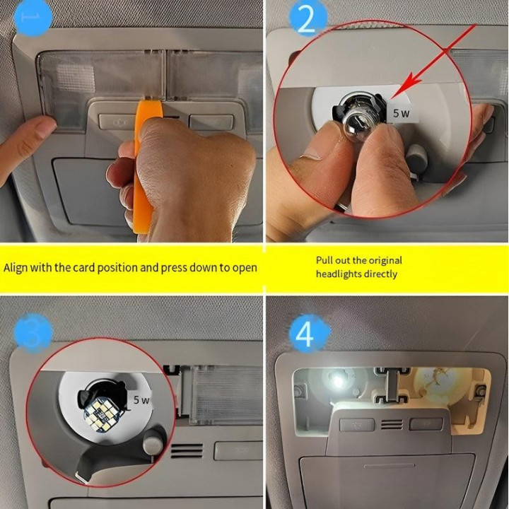 LED-Leselampen weiß für MG ZS und MG4 – Bild 6