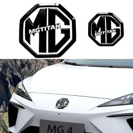 Selbstklebende Embleme Schwarz glänzend für MG4 und MGS5