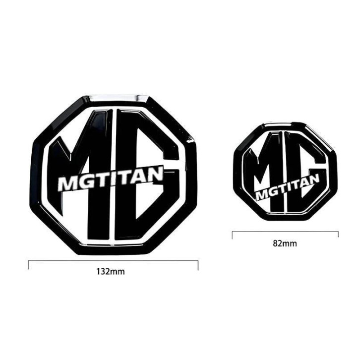 Selbstklebende Embleme Schwarz glänzend für MG4 und MGS5 – Bild 6