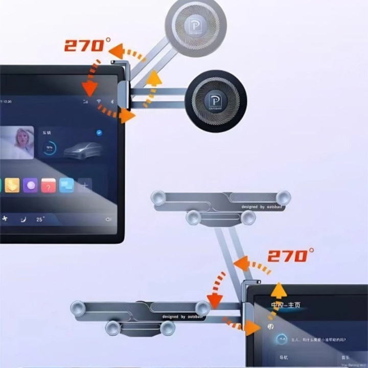 Aluminium-Halter für zwei Smartphones für Omoda, Jaecoo und Jetour – Bild 9