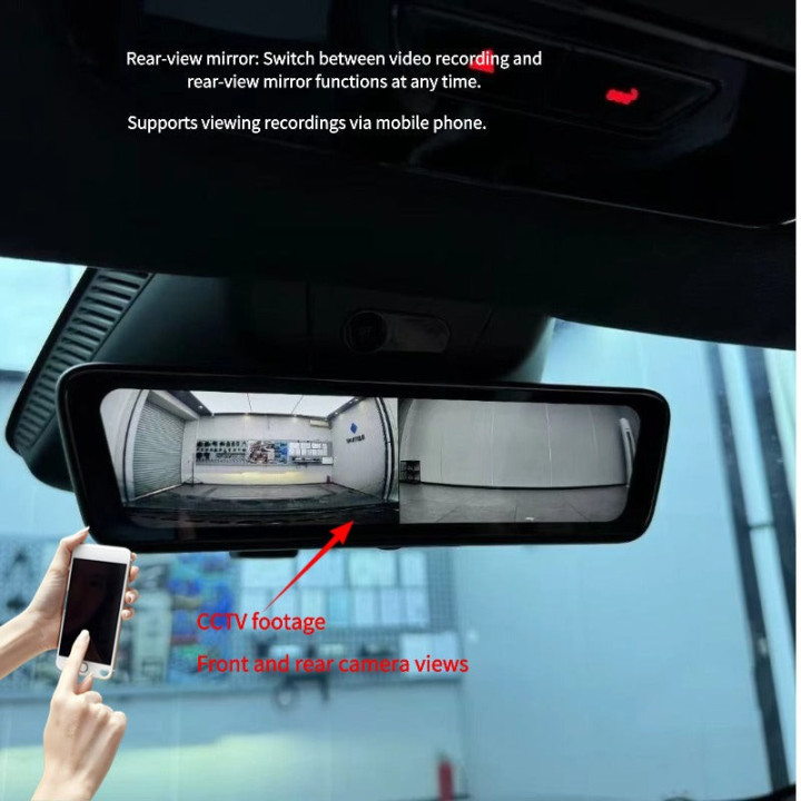 Spiegel-Dashcam mit Heckkamera für Jetour T1/T2 – Bild 3