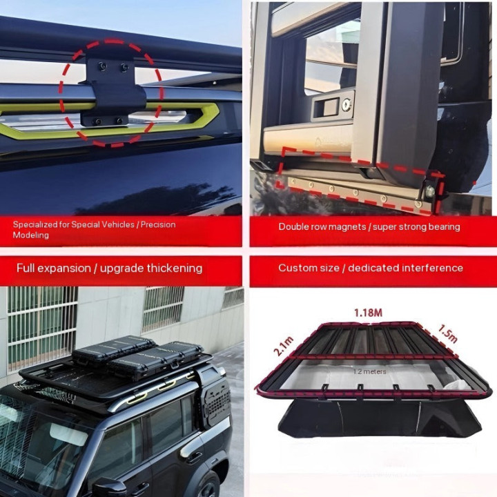 Dachgepäckträger aus Aluminium für Jetour T2 – Bild 6