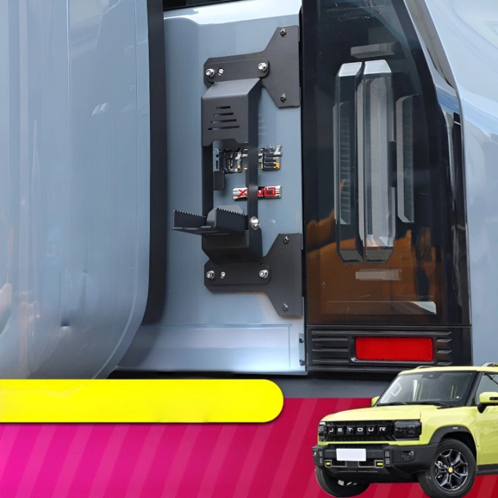 Klappbare Heckklappen-Trittstufe für Jetour T2 – Bild 4