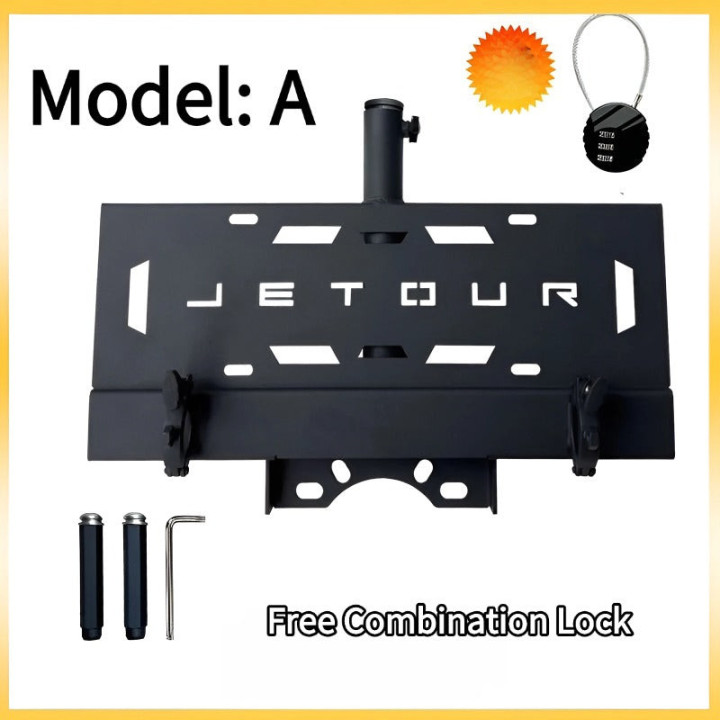 Reserveradhalter mit Multifunktionsschaufel für Jetour T2 – Bild 3