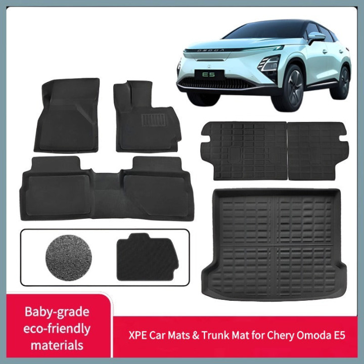 XPE-Fußmatten und Kofferraummatte für Omoda E5