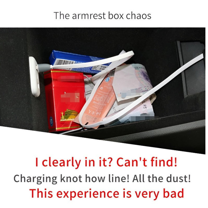 Armlehnen-Organizer aus ABS für Omoda E5 – Bild 3