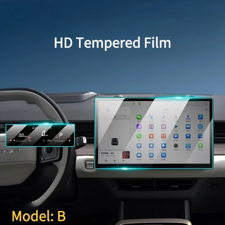 Displayschutzglas für Navigation für Jetour Dashing – Bild 3